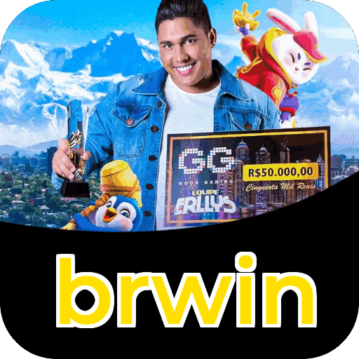 Interface do aplicativo brwin mostrando jogos disponíveis no iOS e Android